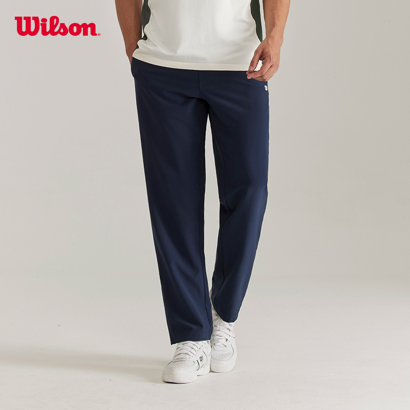 Wilson威尔胜官方男士DEPTH SHOT网球弹力侧拉链梭织长裤WM20082