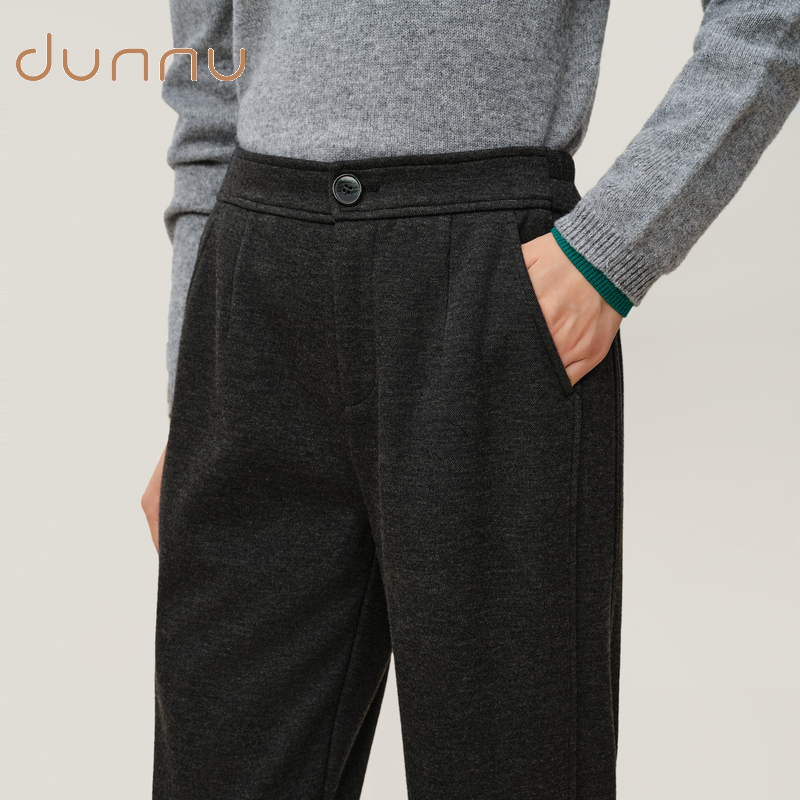 dunnu敦奴25冬新款宽松锥形裤轻运动显瘦休闲裤裤8T512121