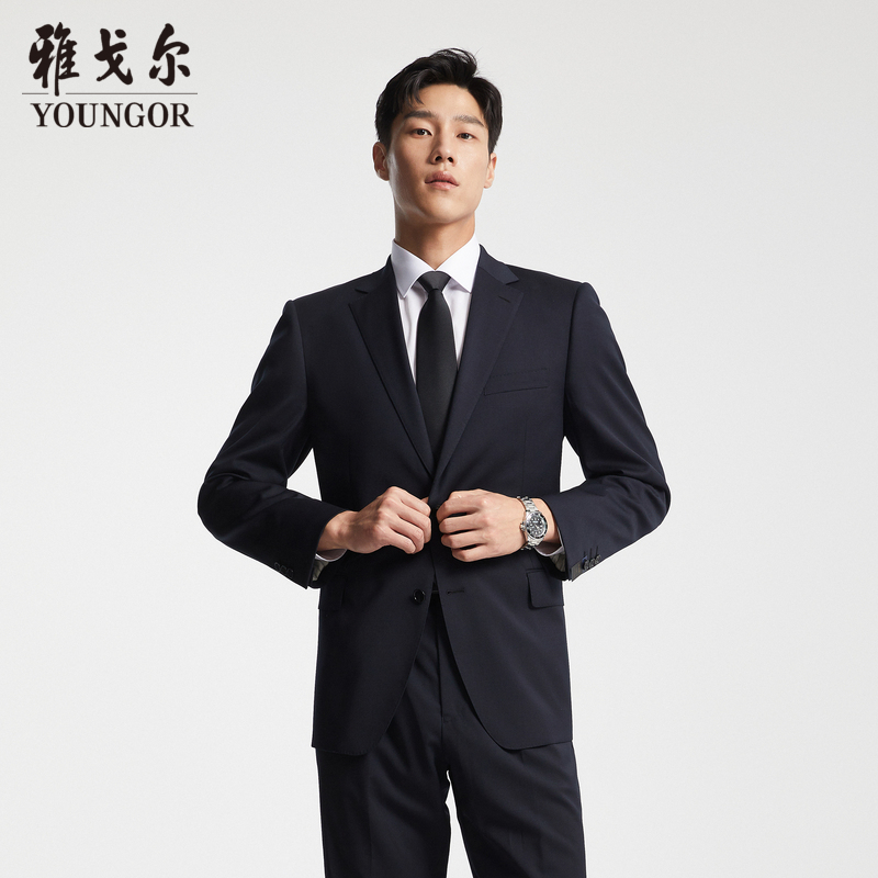 【95绵羊毛】雅戈尔西服男士西装休闲商务套西VOTX29050上衣