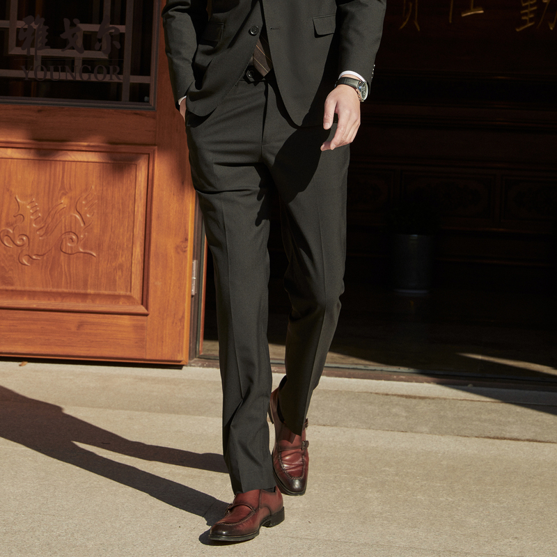 【可机洗面料】雅戈尔2024春季新款经典百搭男士修身西裤220230