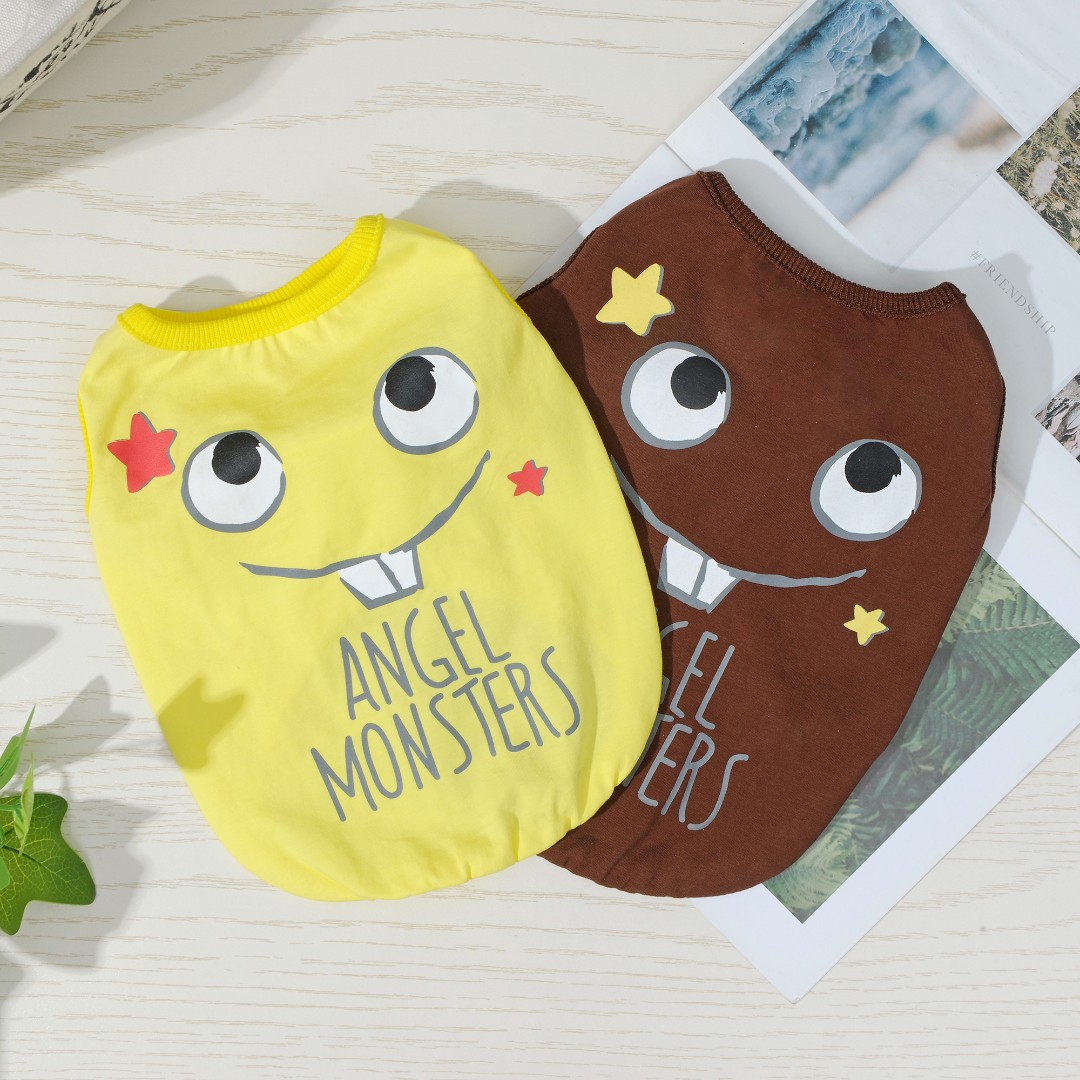 春夏猫咪衣服背心法斗比熊柯基狗狗泰迪雪纳瑞服装宠物服饰