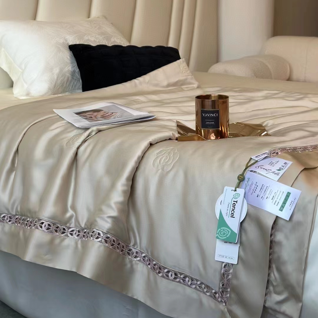 【兰精天丝镂空夏被】轻奢双面纯色夏凉被可机洗空调被凉感丝滑夏季