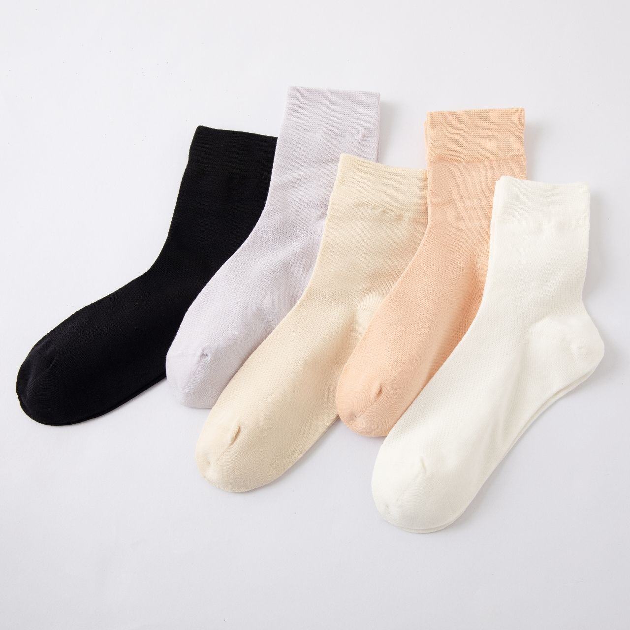  真正0差评五双棉袜好袜宠粉价一线成型无骨手工缝头不硌脚不臭脚