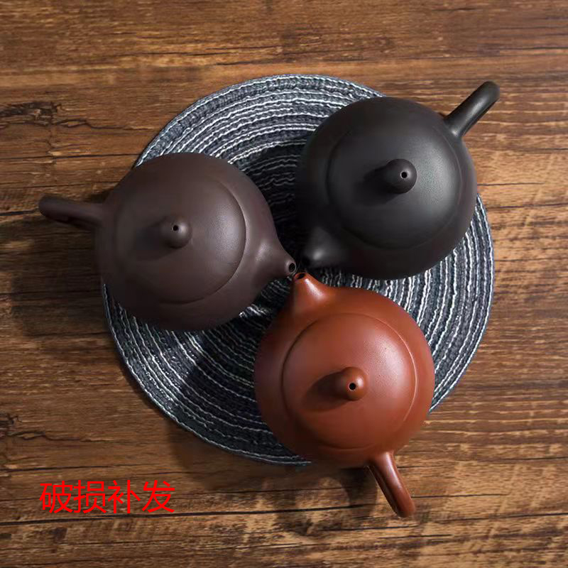 宜兴紫砂壶功夫泡茶茶具大红袍西施紫砂壶创意迷你三杯紫砂壶批发