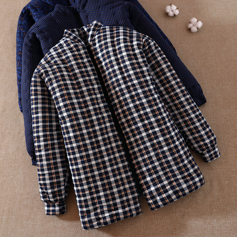 纯棉花手工棉袄男士冬季加厚保暖中老年爸爸装内胆老式成人棉衣