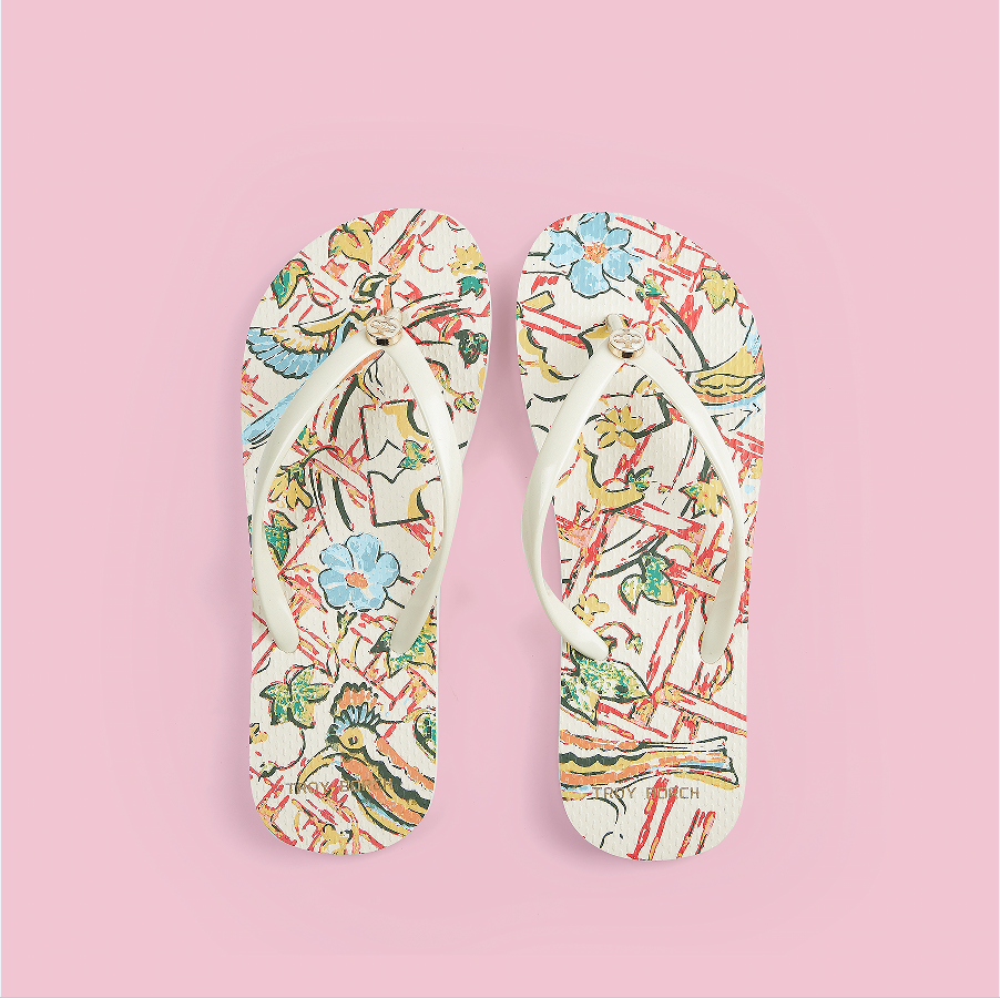 【大老板专属】P01-P14夏季休闲印花防滑沙滩舒适女士平跟人字拖