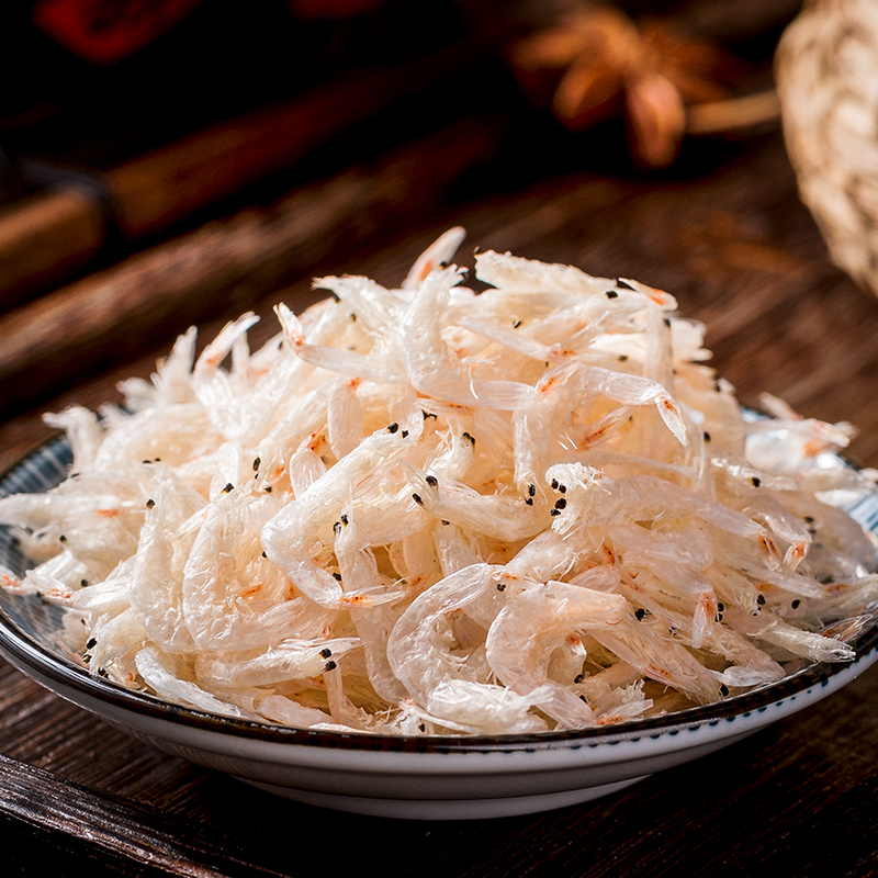 新鲜淡干虾皮100g*5包 连云港直发