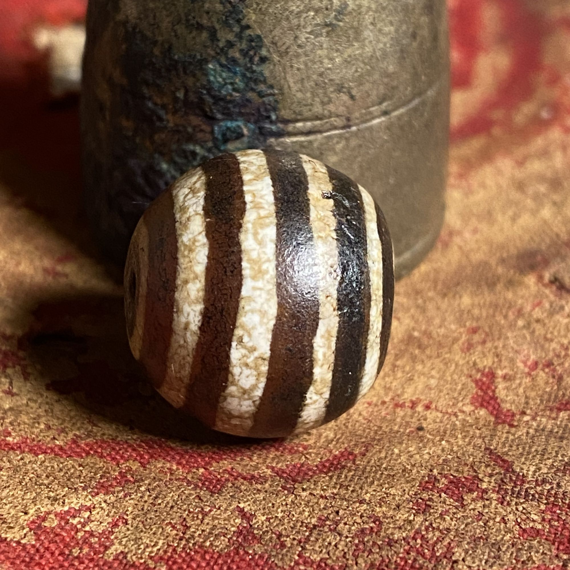 六线 鬼眼珠 镶蚀（玛瑙）