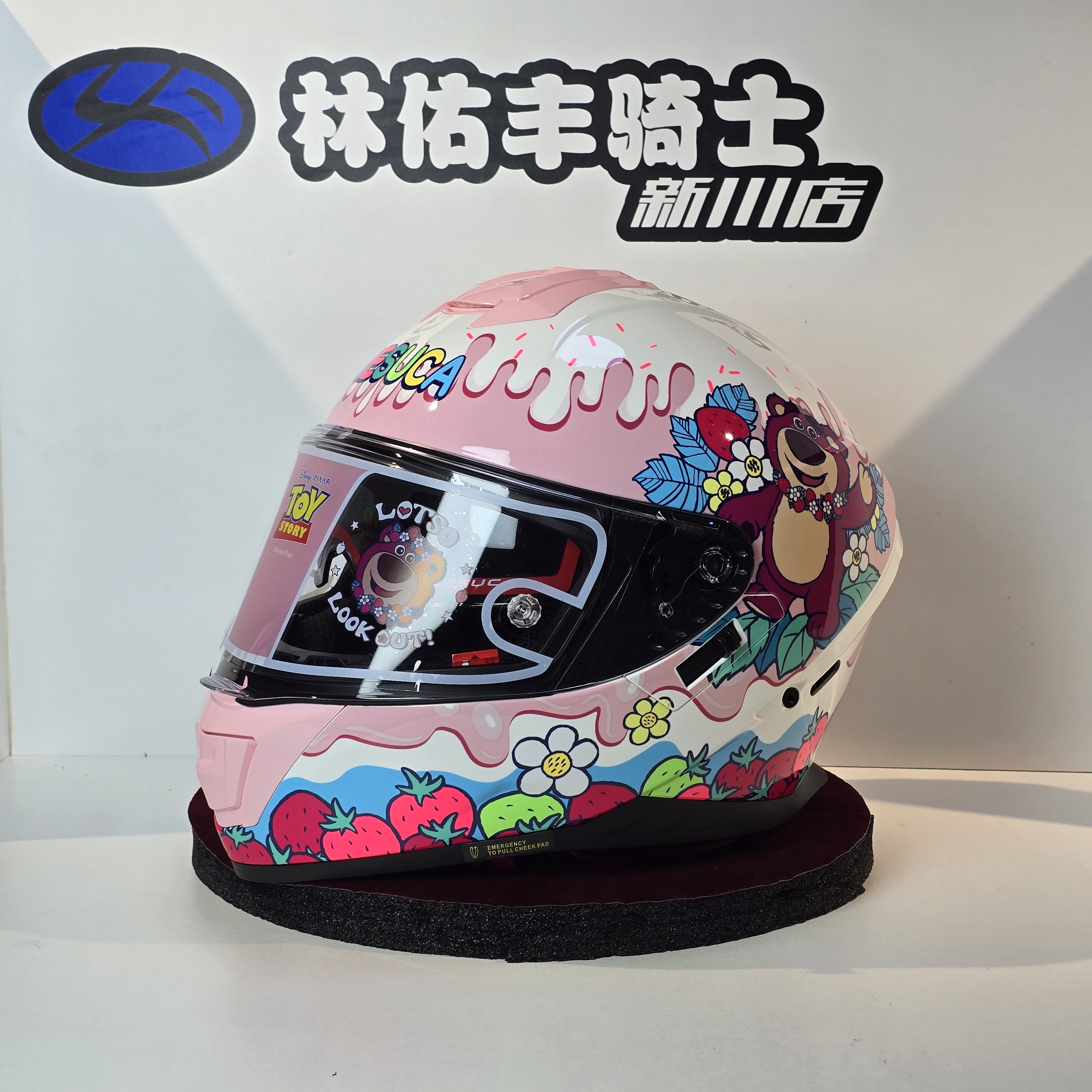 Mesuca麦斯卡头盔摩托车全盔机车大尾翼四季男女M601