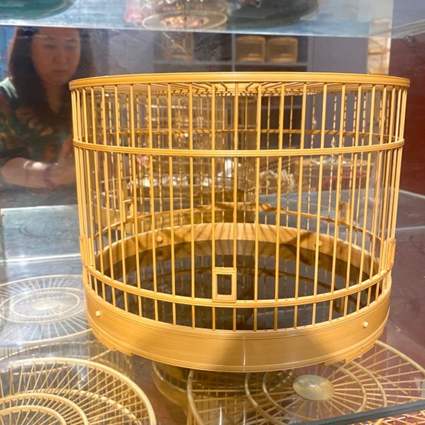 直径295高20半合竹64条红子笼子