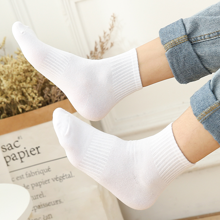 清仓休闲运动棉袜春秋中筒袜袜子