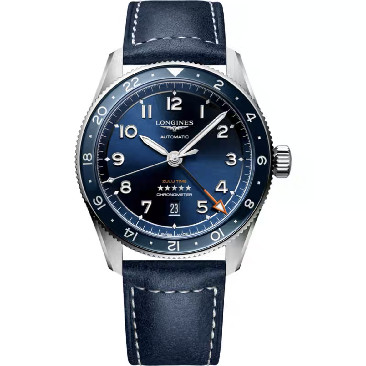 99新 Longines/浪琴 宏奢汇/先行者祖鲁812/表径42/L3.812.4.93.2