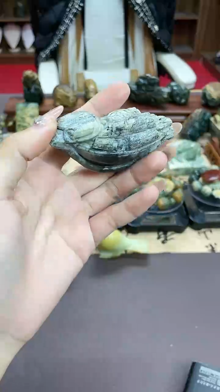 【闪购商品】岫岩河磨玉（透闪石质玉）手把未镶嵌手把