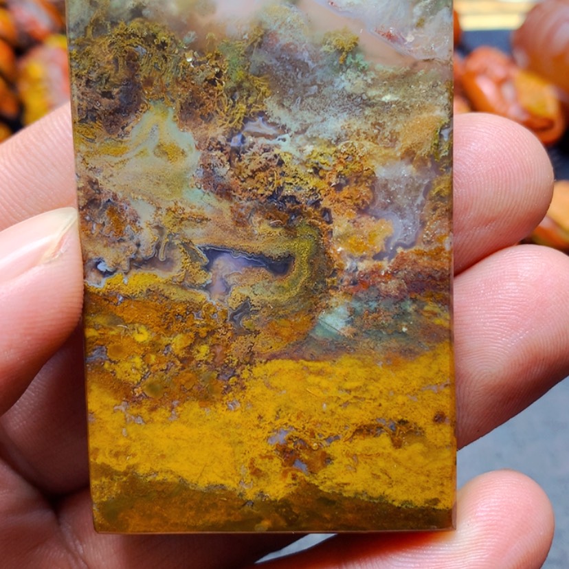 【闪购商品】玛瑙/玉髓吊坠未镶嵌白**飞