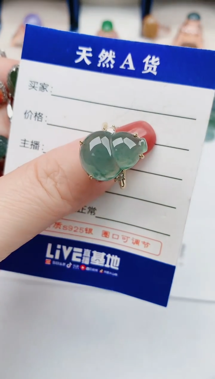【闪购商品】翡翠1银S925镶嵌1