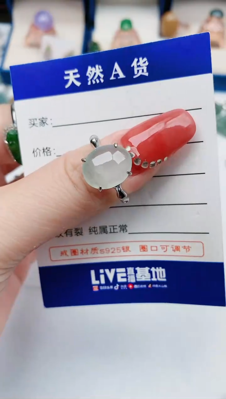 【闪购商品】翡翠1银S925镶嵌1