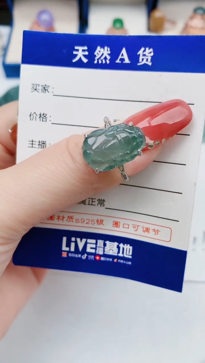 【闪购商品】翡翠1银S925镶嵌1