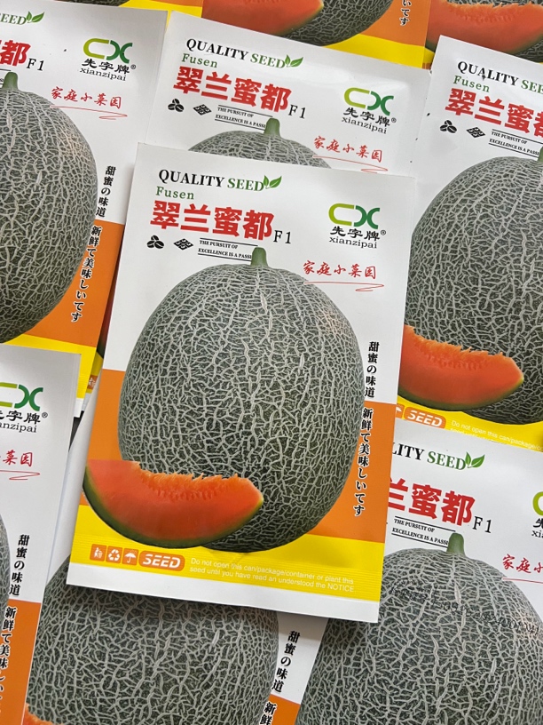 翠兰蜜督 网纹蜜瓜种子 腔小肉厚 嘎嘎甜 100粒左右