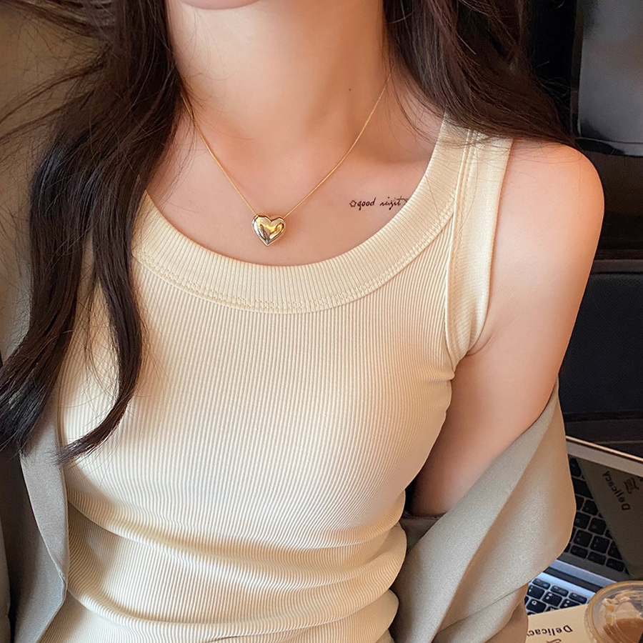 啄木鸟吊带背心女新款夏季西装内搭外穿白色打底无袖黑色上衣弹力