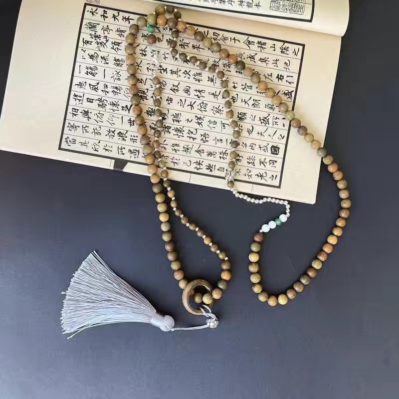 非金属木质吊坠 【直播间】斜挎链中式背项链古风流苏多款