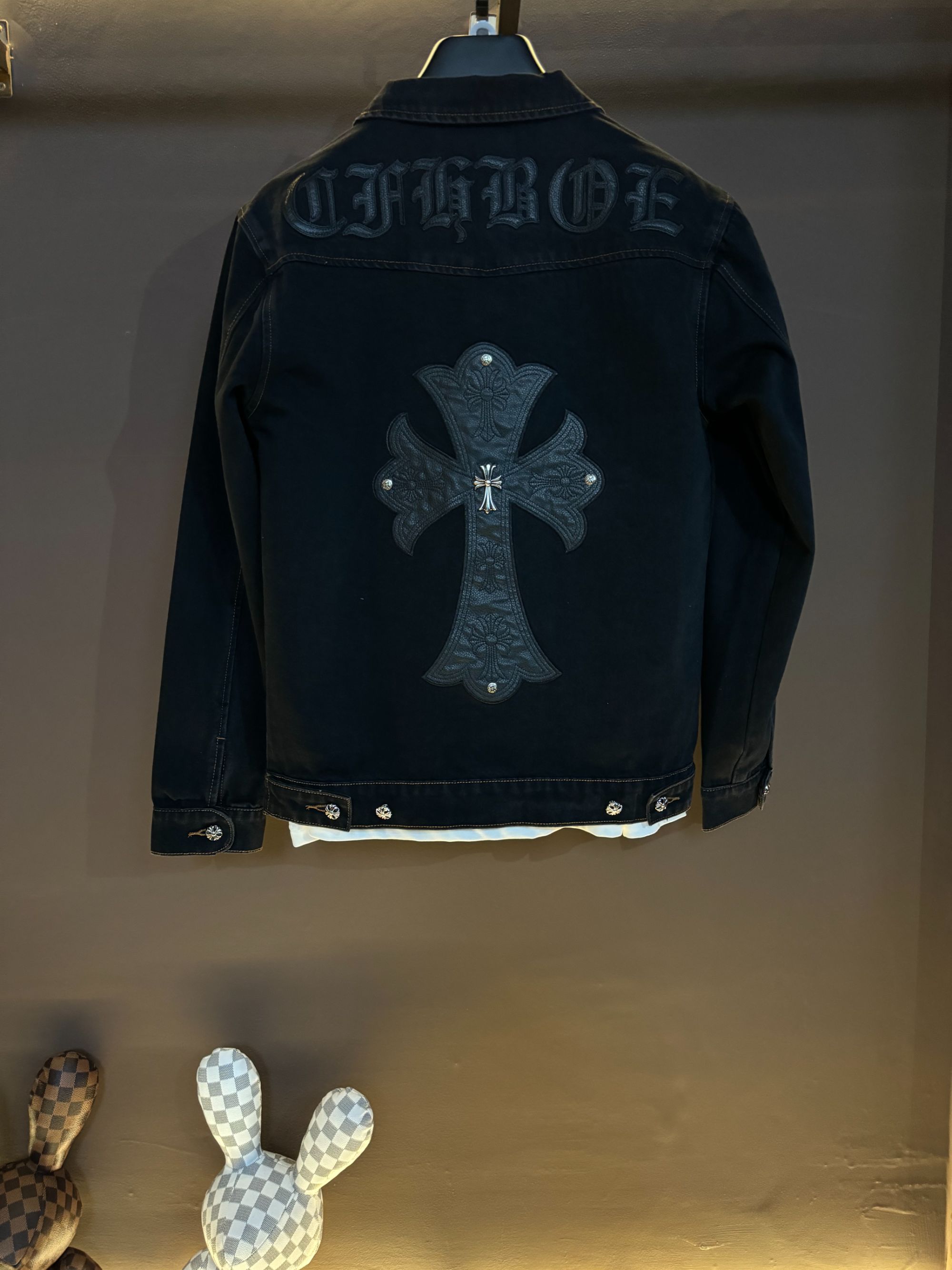 【毒液】贴皮重工刺绣牛仔夹克外套（男女同款）潮流时尚009