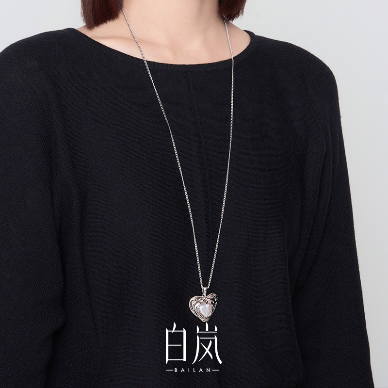 【七夕限定】白岚心路项链女巴洛克珍珠新款设计感XL4029多样性发一