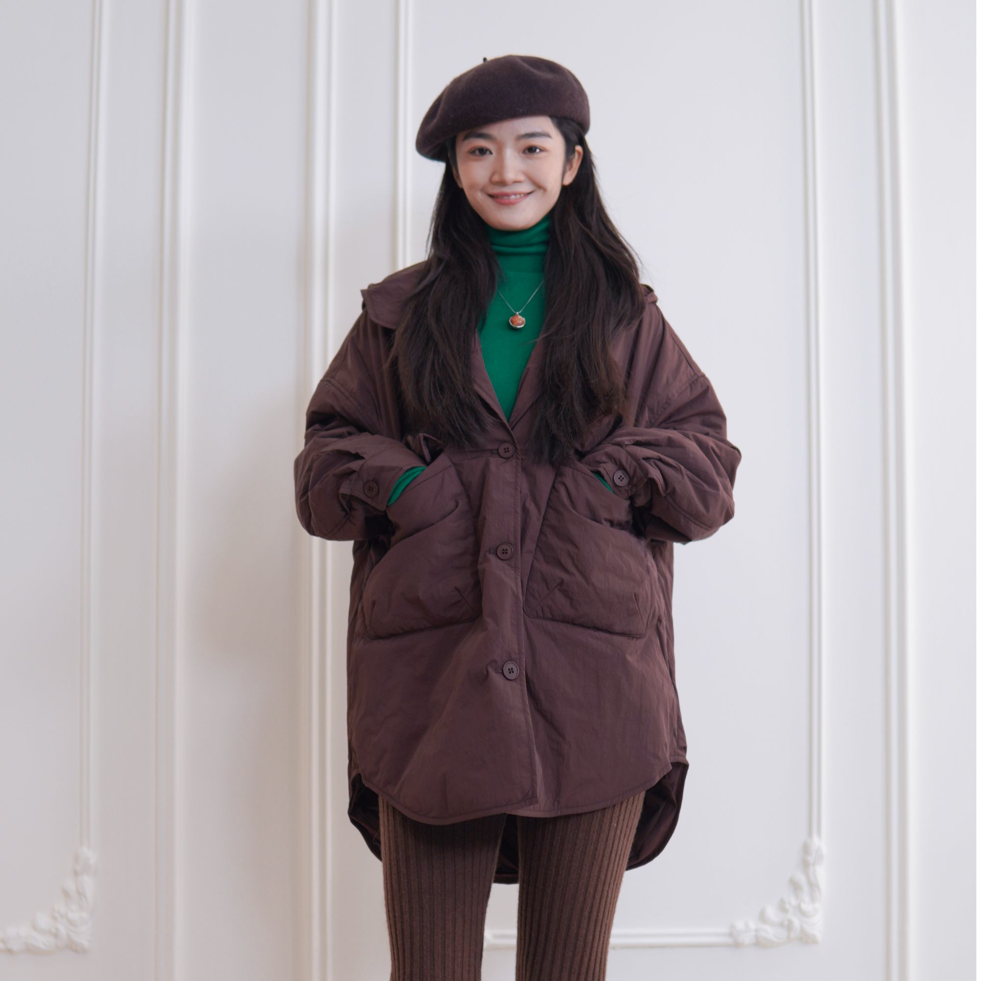  CHUN·「吉桑复古棉服」时尚休闲百搭宽松简约减龄设计感慵懒风日常