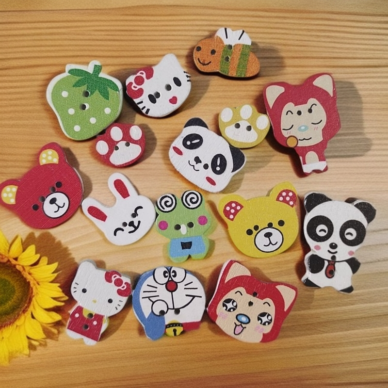 可爱卡通纽扣宝宝毛衣装饰手工编织辅料扣子  10个起拍