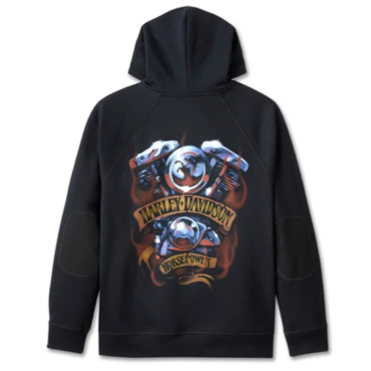 哈雷黑色连帽卫衣96105
