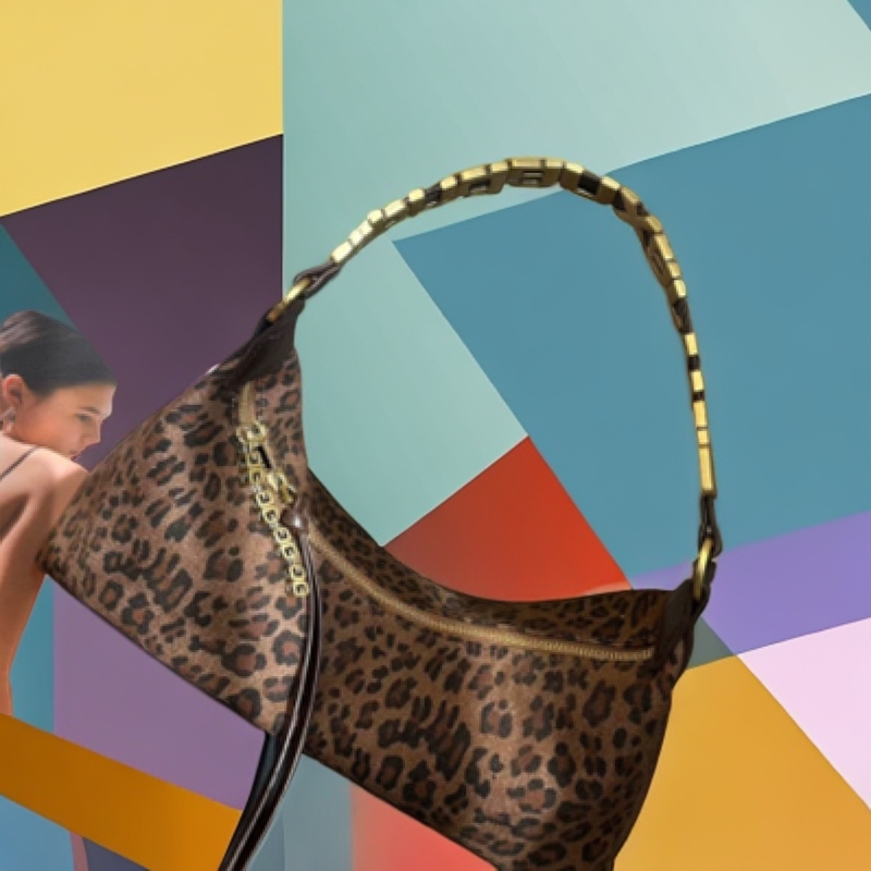 虎虎推荐豹纹系，腋下斜背设计包包