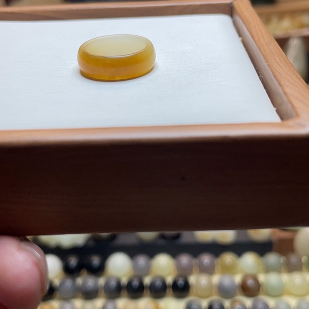 【闪购商品】和田玉（糖玉）戒指未镶嵌?****?