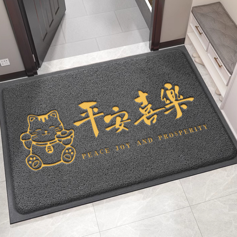 入户门地垫家用丝圈进门脚垫高端新款地毯门垫门口入户门地垫丝圈