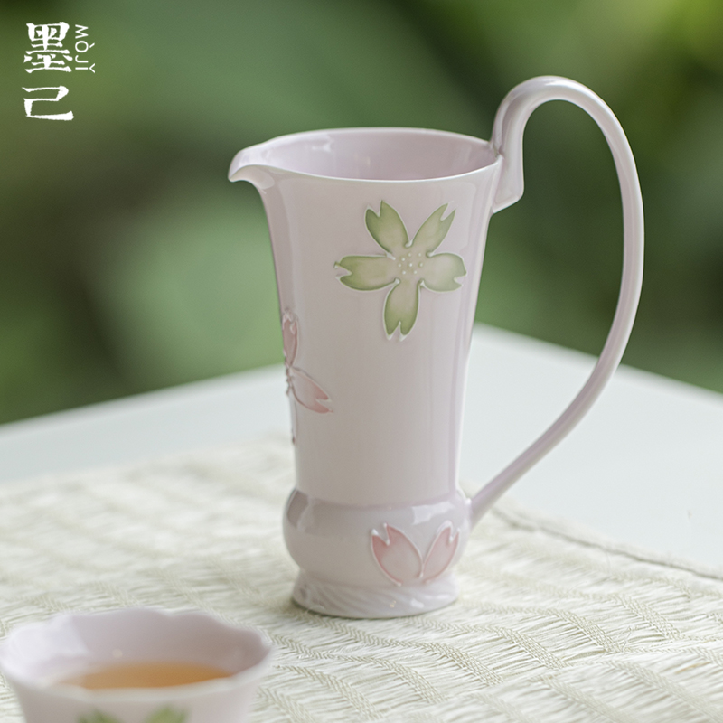 墨己 有田烧-粉色樱花-雅奏分茶器