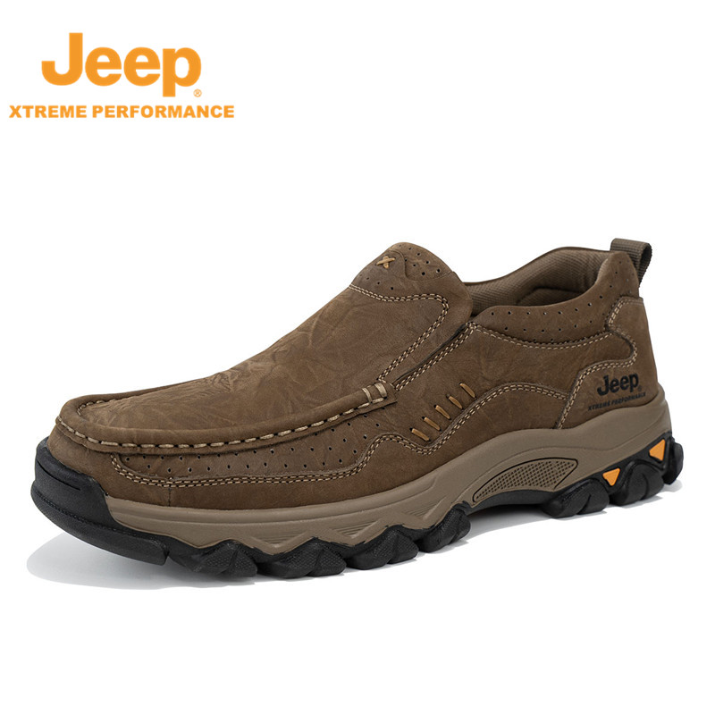 JEEP/吉普秋季男士户外日常休闲登山运动时尚潮流轻便低帮徒步鞋 
