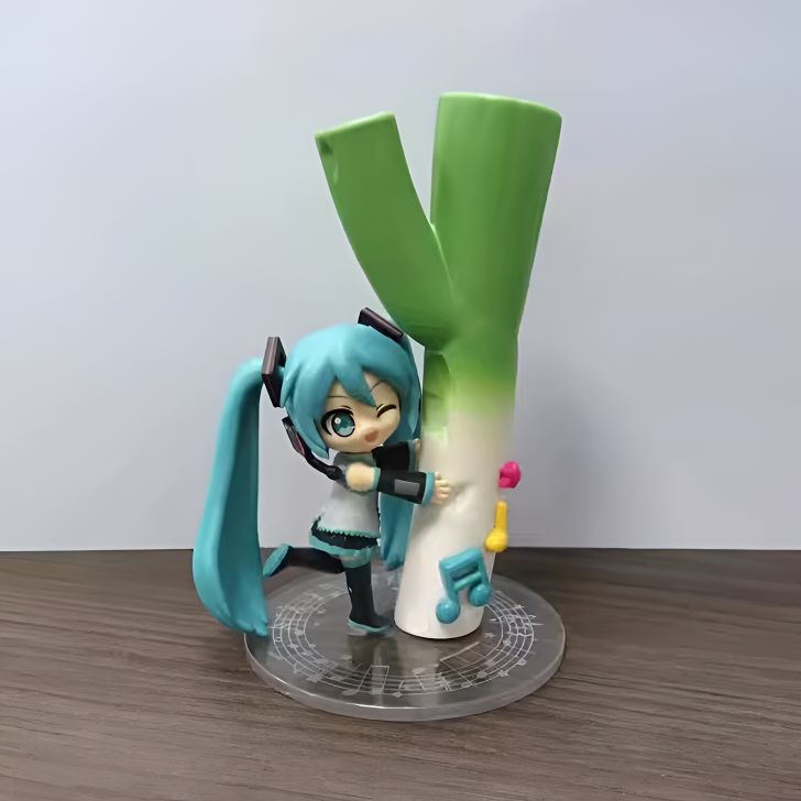 初音 MIKU GK 葱娘 抱葱初音 桌面摆件公仔动漫潮玩手办模型摆件