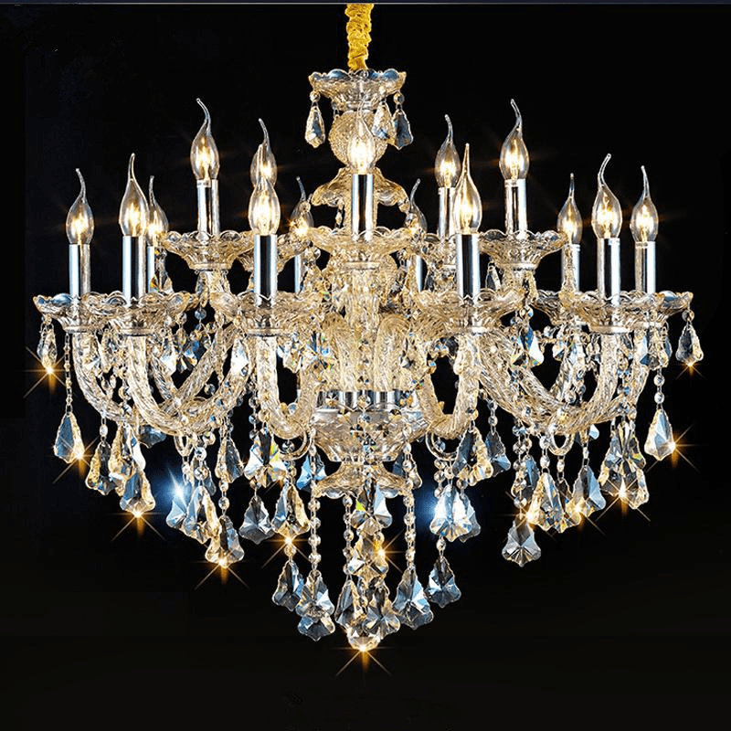 欧式水晶吊灯客厅灯奢华大气卧室餐厅大厅工程灯复式楼别墅楼梯灯