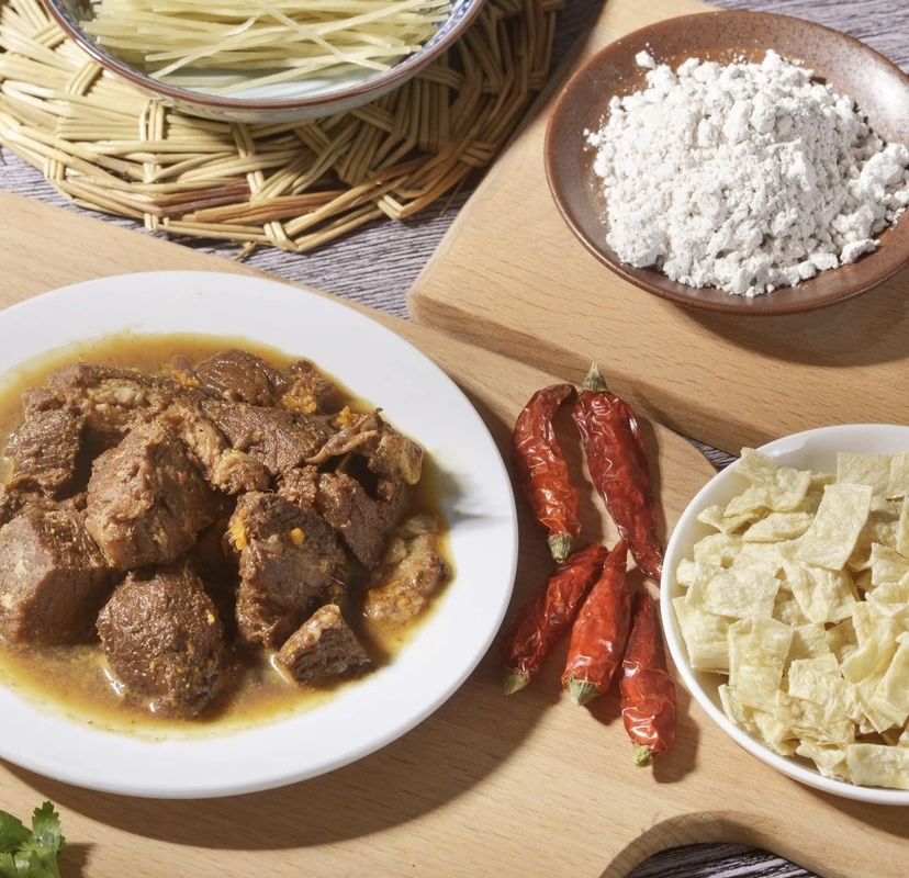 漯河舞阳北舞渡炖肉大块牛肉胡辣汤河南小吃260克×3一袋可做3碗