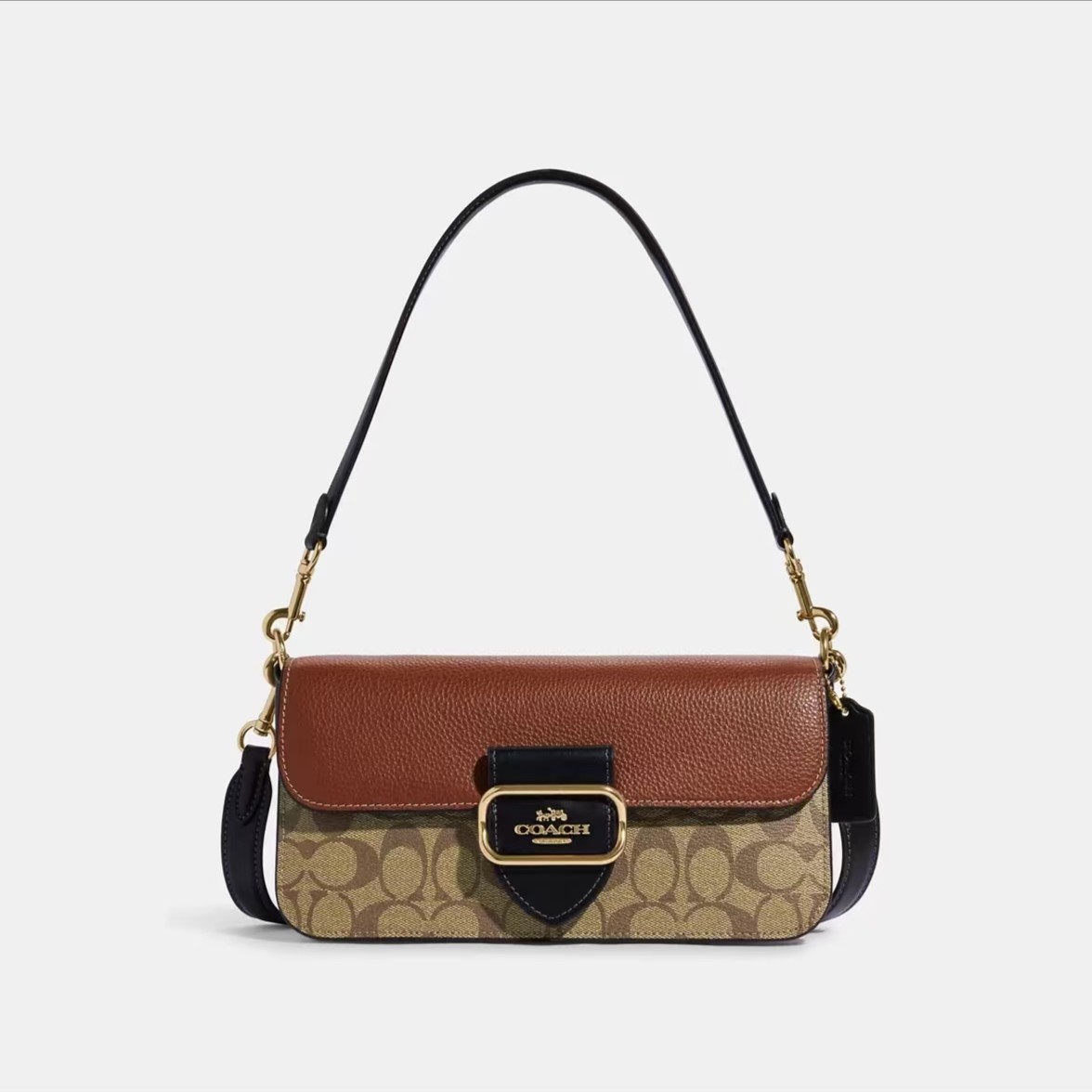 COACH/蔻驰Morgan法棍酒神肩挎斜挎包女包斜挎包单肩包