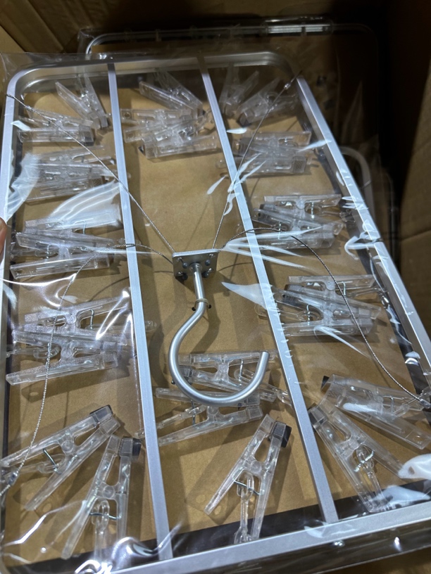 日本M家订单尾货航空铝合金晾晒架袜夹内裤内衣架干湿衣架挂衣架