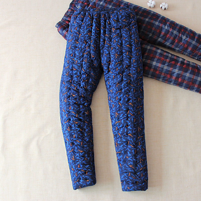 纯棉花手工棉裤男士加厚高腰爸爸爷爷老年人保暖内胆外穿长裤冬季