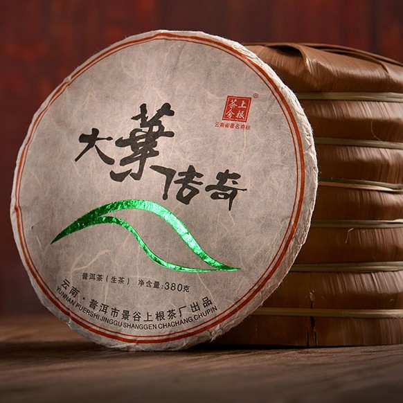 上根茶舍上根大叶传奇普洱生茶380g