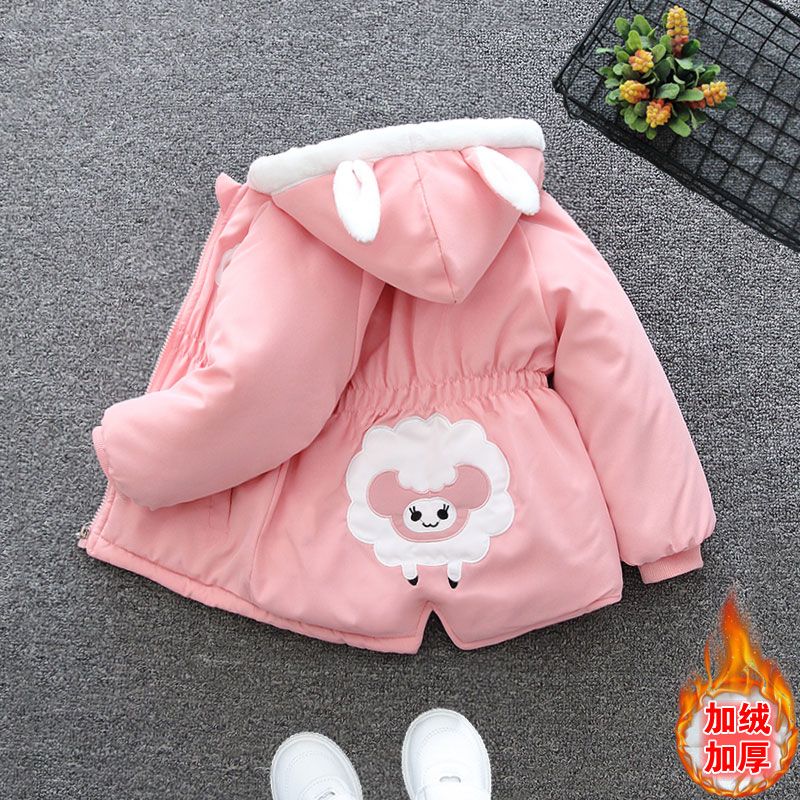 【冬款上新】童装冬装女童加厚棉服2023新款中大男童加绒棉衣外套