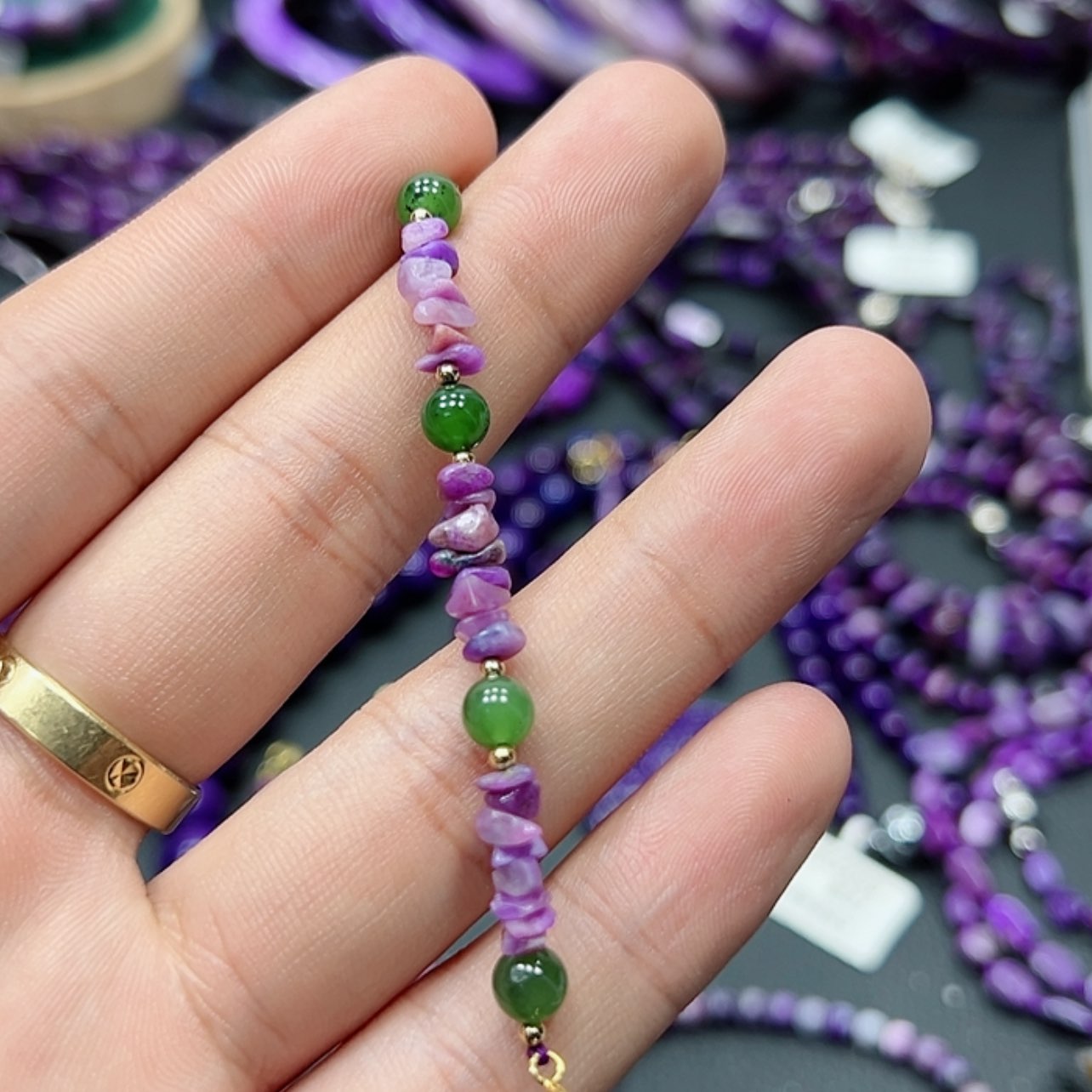 【闪购商品】苏纪石（舒俱来）手链未镶嵌小*、