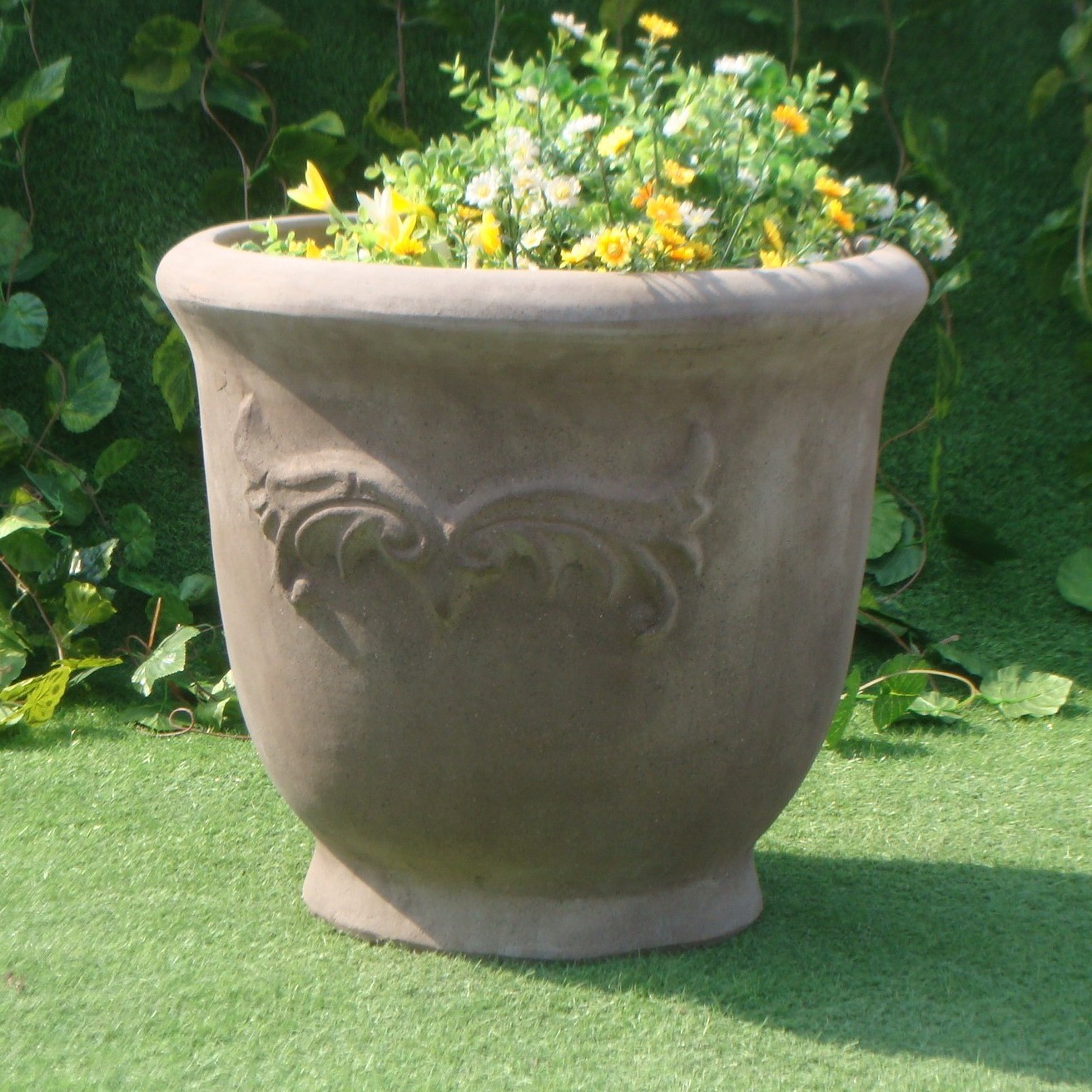 灰陶、陶瓷、陶罐、红陶、外贸花盆、出口尾单、欧式盆BT708B