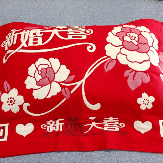 加大纯棉纱布枕巾（48*75）