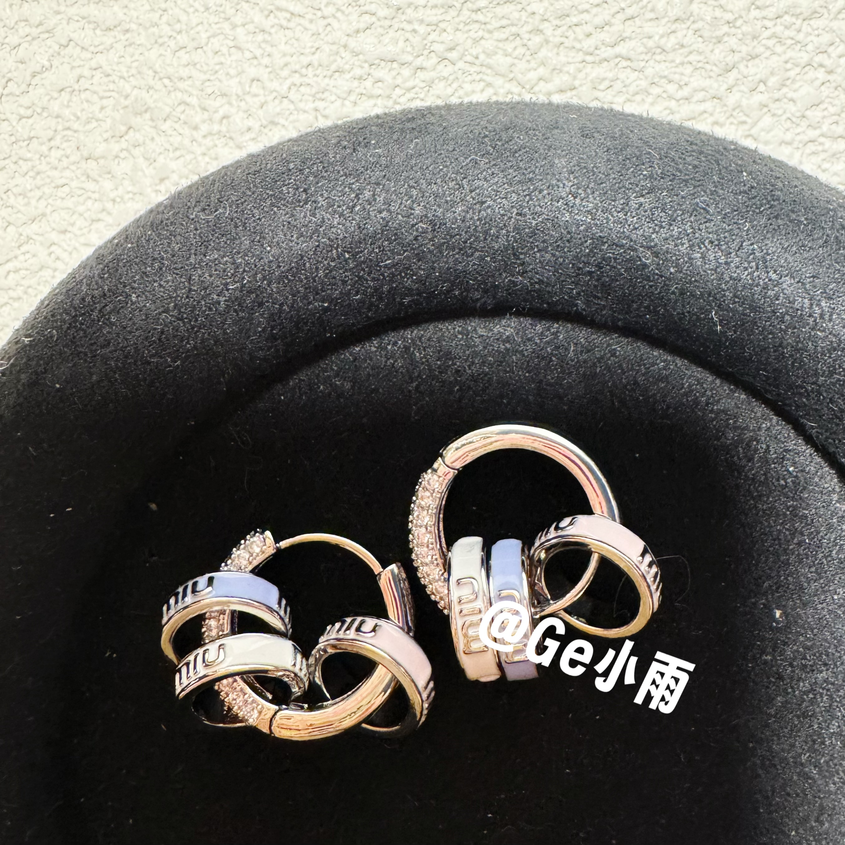 铜合金耳饰 【SEB-01】MI*U设计款三层耳扣