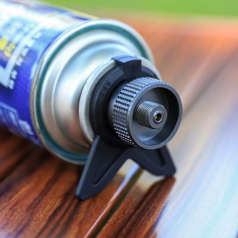 便携式户外卡式气罐露营野营随身携带烧烤防渗漏金属固定卡扣牢固