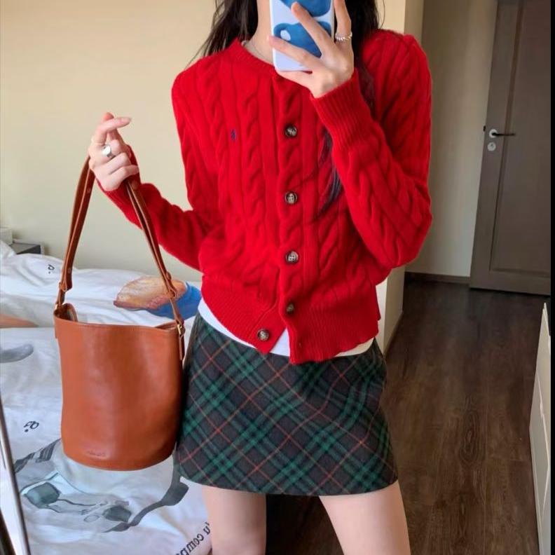 Ralph Lauren/拉夫劳伦女士羊毛羊绒开衫 WW1104