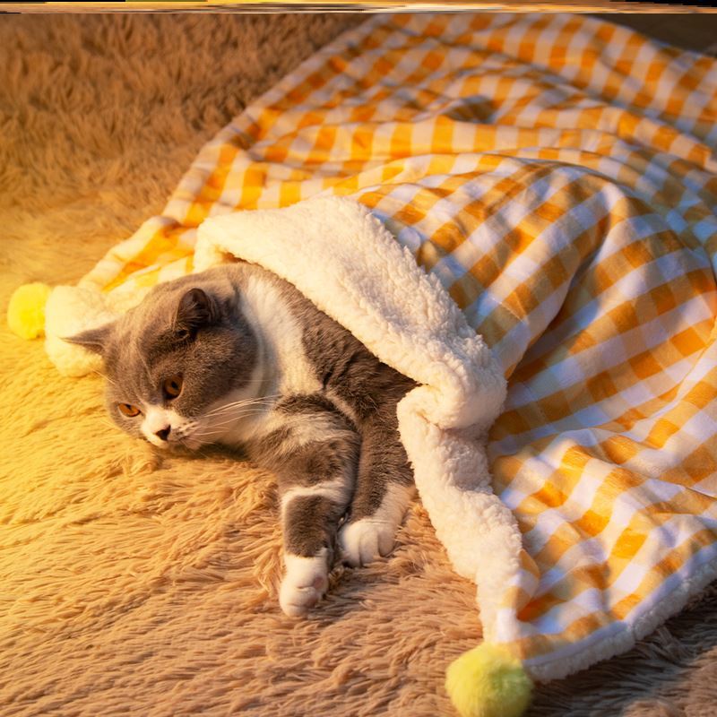 猫咪专用小被子冬天宠物毛毯子加厚保暖狗狗睡觉盖的地垫子新款