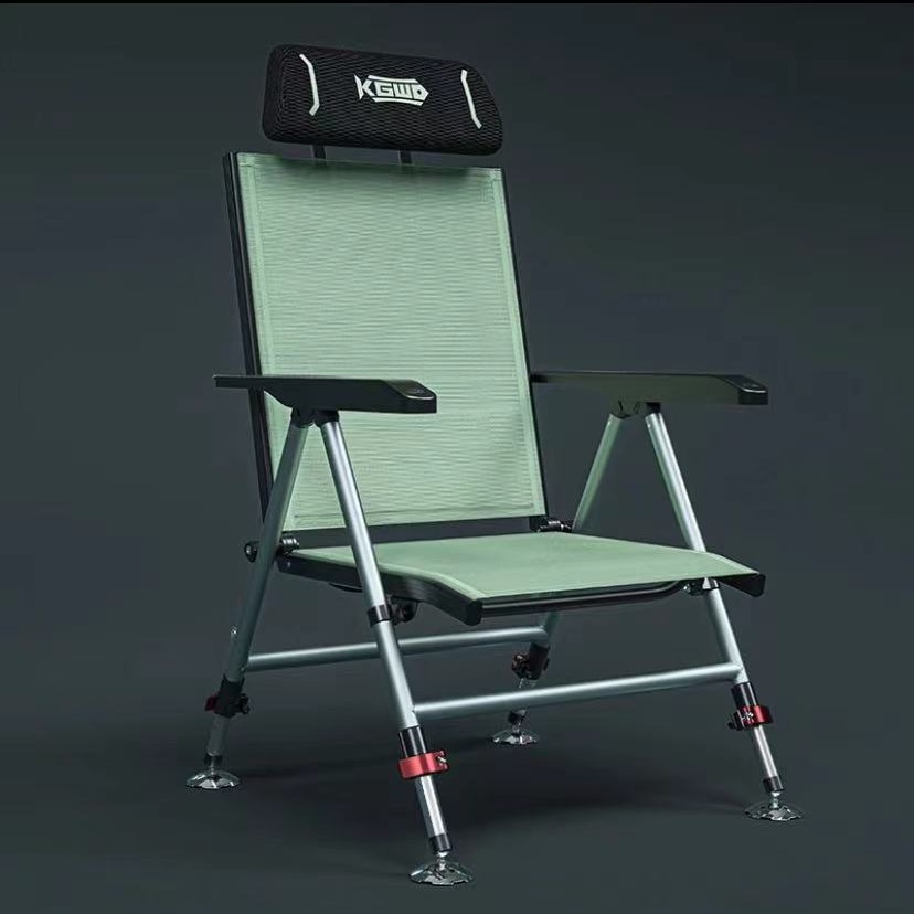 空钩悟道2023全地形钓椅椅子伸缩靠背轻便钓鱼椅休闲便携折叠钓凳